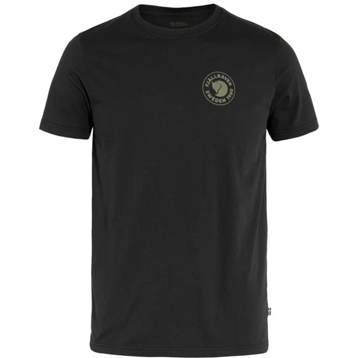 Fjällräven 1960 Logo T-Shirt Herre / Mænd-Sort-S - Skjorter