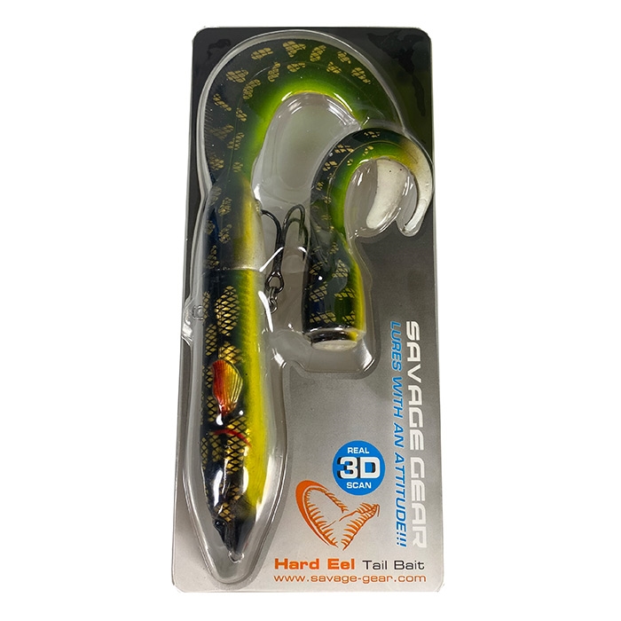 Savage Gear 3D Hard Eel Tail Bait, 40 g-burbout - Gummisfisk, shad, jig