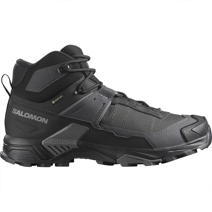 Salomon X Ultra 5 Mid Wide GTX Men, black/asphalt