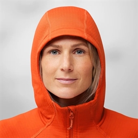 Fjällräven Abisko Grid Fleece Hoodie Women