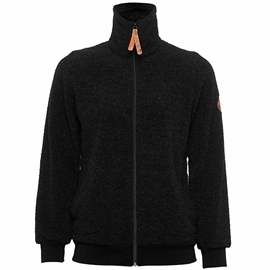 Aclima Reborn Terry Jacket Women, dark grey mel.