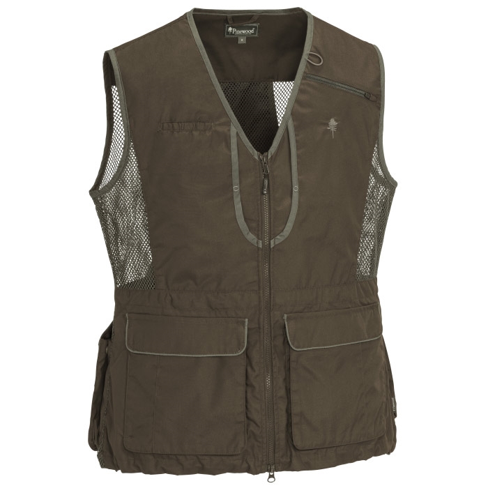 PineBrun Dogsport 2.0 Vest Dame-suede Brun / d.Grøn-3XL - Pinewood