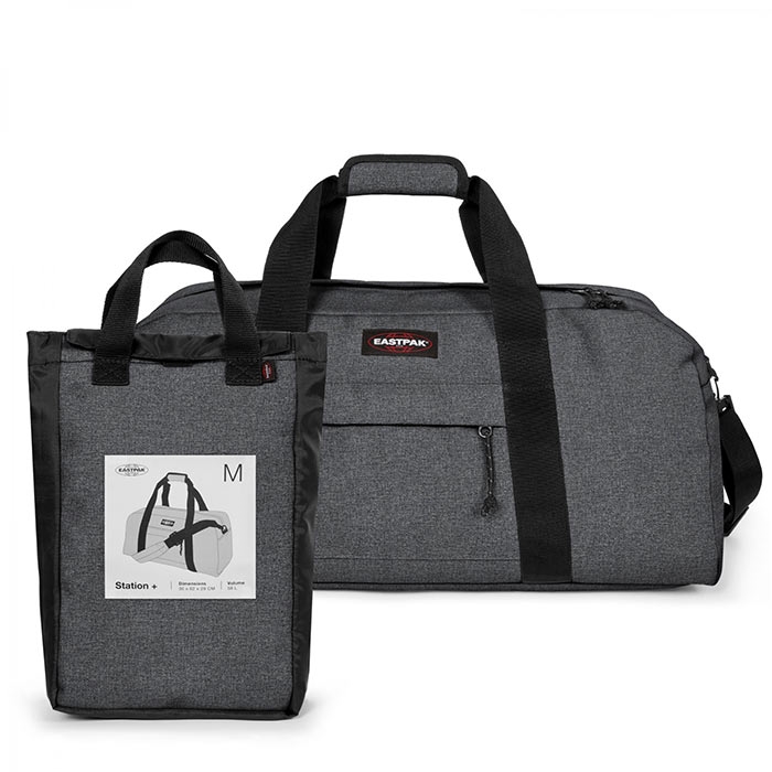 Eastpak Station+ M duffeltaske 58L, black denim