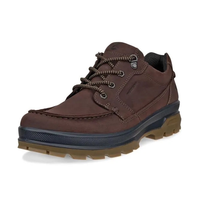 Ecco Rugged Track Lace Up Classic Waterproof, mocha