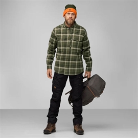 Fjällräven Värmland Heavy Flannel Shirt Men, green/deep forest