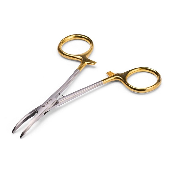 Greys Forceps / krogløser tang, bøjet