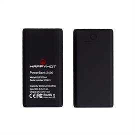 Happyhot 2 stk. Powerbanks til varmesokker 2.400 mAh