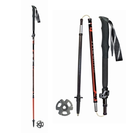 Masters Trecime Tour vandrestav, black/red