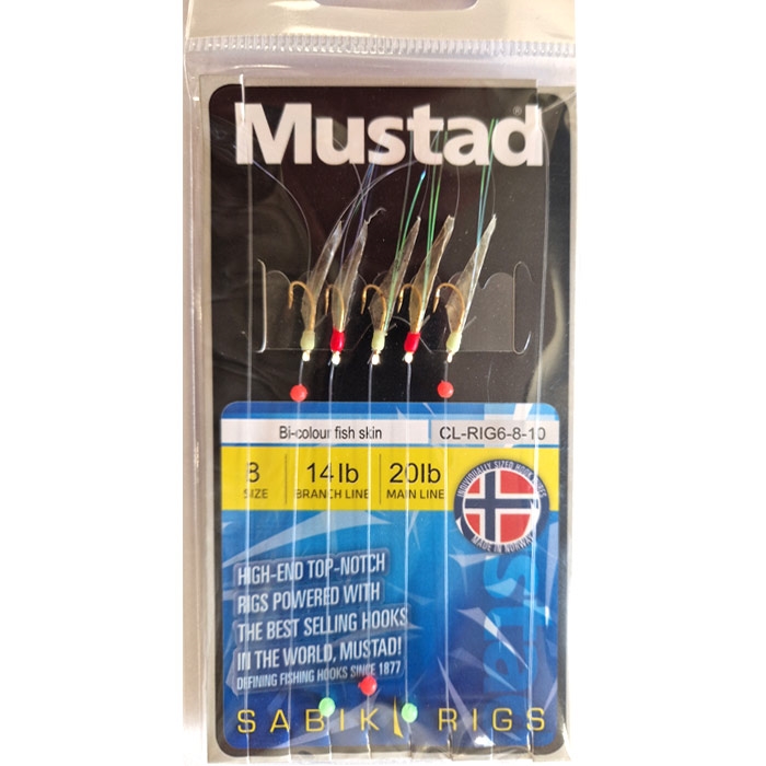 Mustad Fish Skin sildeforfang, hvid