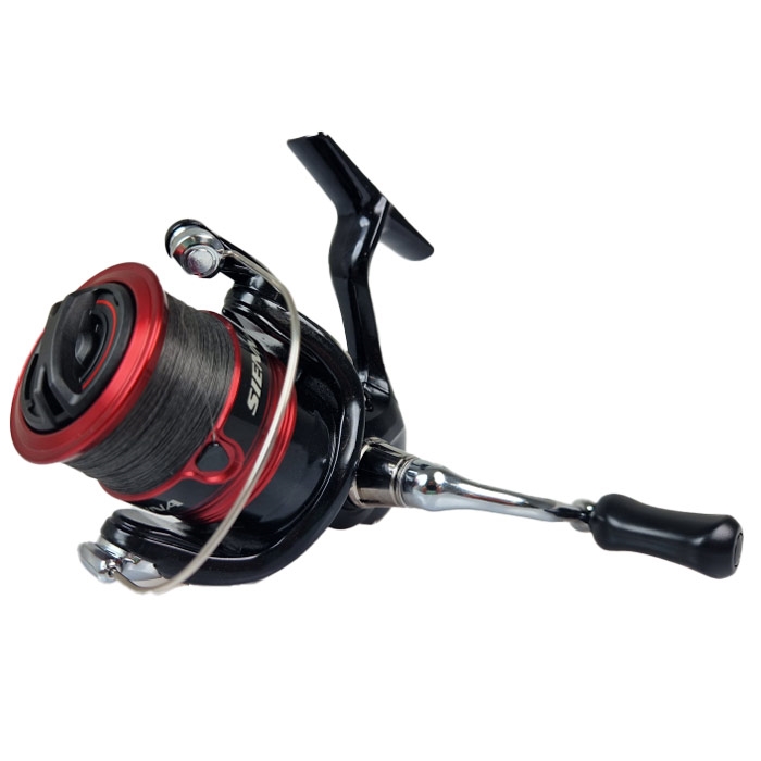 Shimano Sienna 2000 FG Fiskehjul, påspolet m/fletline 0,12mm