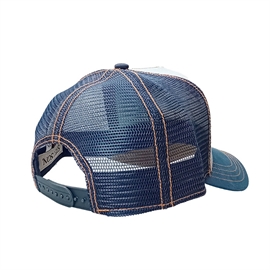 Stetson Trucker Cap American Heritage grizzly bear, blue