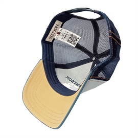 Stetson Trucker Cap American Heritage grizzly bear, blue