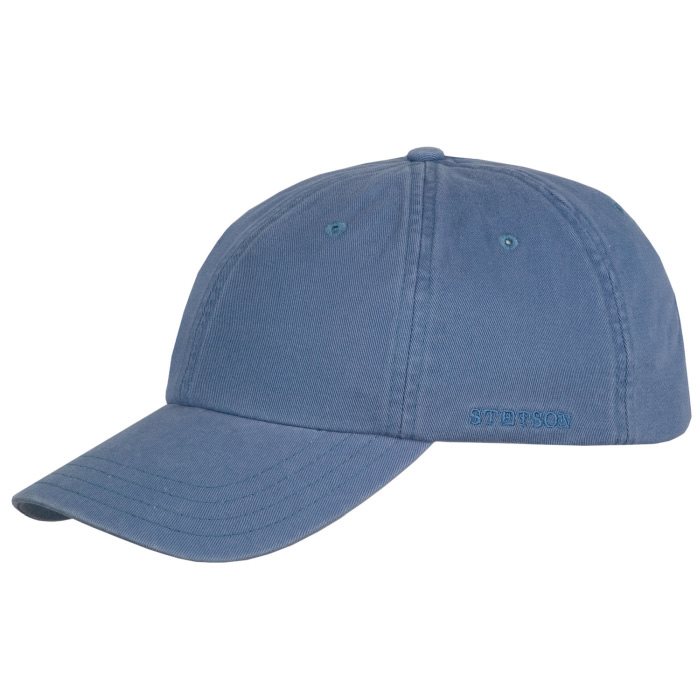 Se Stetson Baseball Cap UPF 40+, blå - Baseball cap, kasket hos Outdoornu.dk