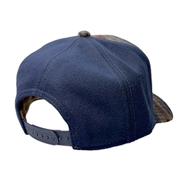 Stetson Trucker Cap Wool Check, navy